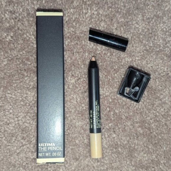 NEW Ultima II THE Pencil Shadows Smudges Lines Defines Waterproof Beige-ish NIB - Picture 2 of 3
